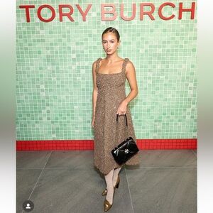 New Tory Burch SEQUINED FRINGE TANK DRESS $2,298